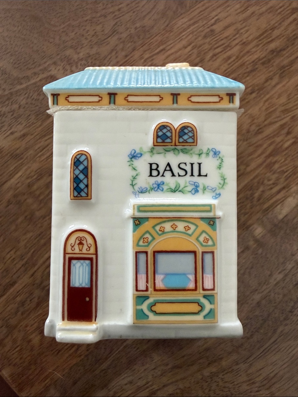 Lenox Spice House 1989 Vintage Basil Jar House Replacement